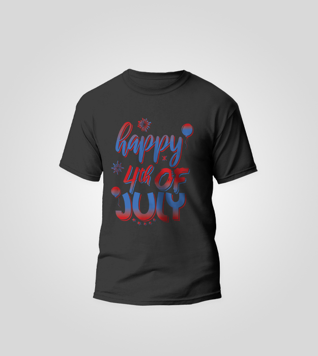 4th of July Men Casual T-shirt